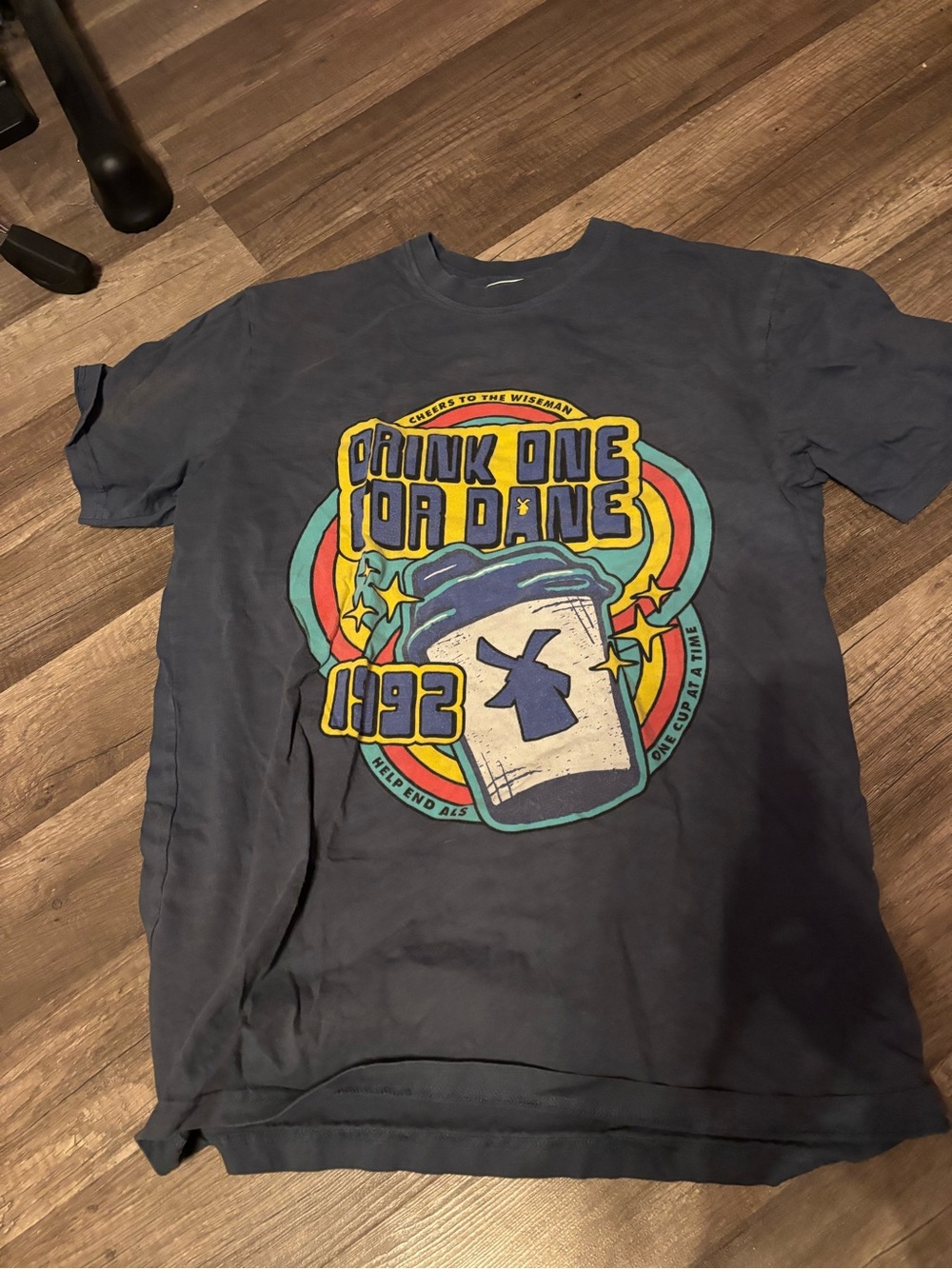 Dutch Bros Black Graphic Tee with Cream Label